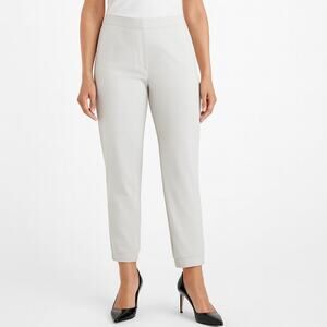 90s HOW AND WEN Vintage Off White Straight Leg Dress Pants